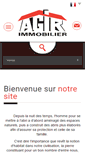 Mobile Screenshot of agir-immobilier.fr
